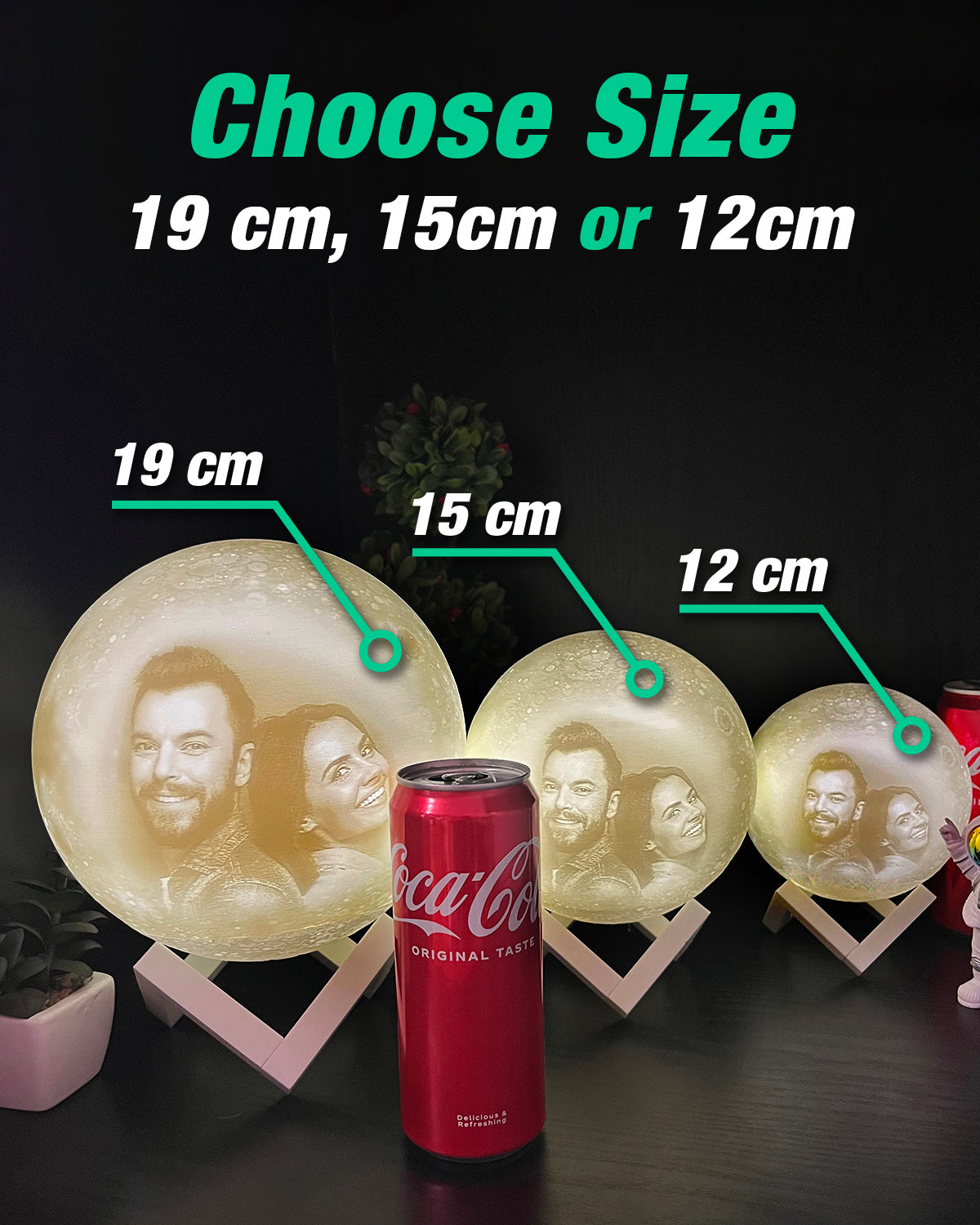 3D Personalized Moon Lamp – Unique Gift