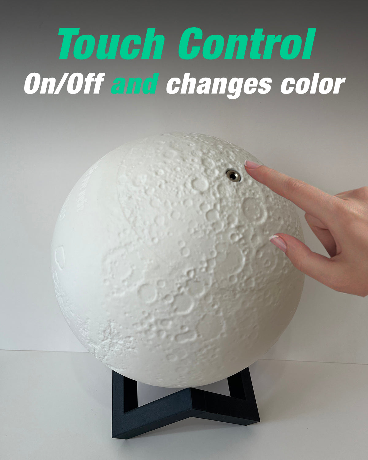 3D Personalized Moon Lamp – Unique Gift